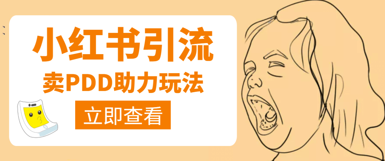 利用小红书卖拼多多助力插图